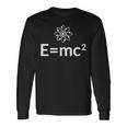 Fun EMc^2方程式 物理学 相対性 アトムロゴ EMc2 長袖Tシャツ ギフトのアイデア